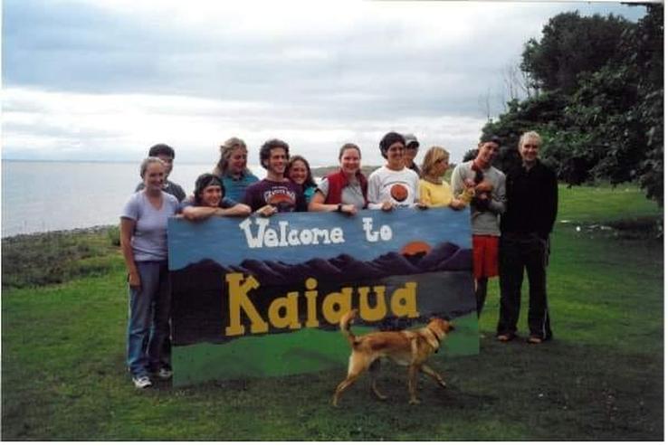 "My EcoQuest team made this sign in 2000!"