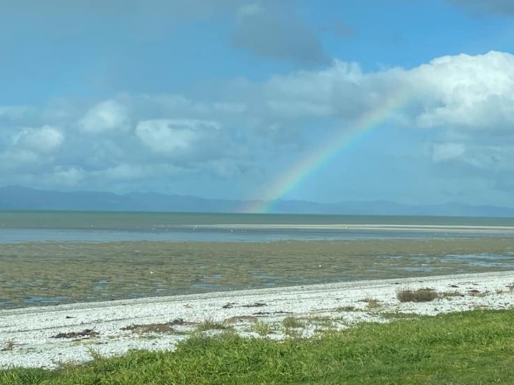 Kaiaua rainbow and shells